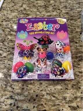 Vintage Lisa Frank Easter Egg Decorating Kit  NIB Sealed